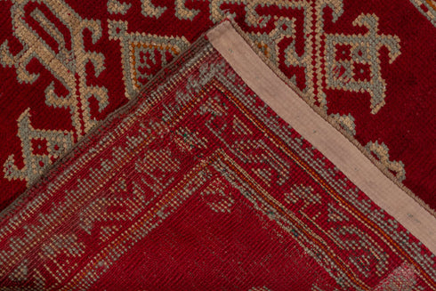 Antique Oushak Runner Rug (3' x 17')